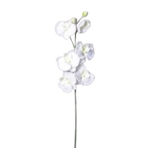 Product detail of Umělá zasněžená Orchidej bílá, 81 cm