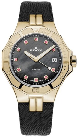 Product detail of EDOX Sport Delfin Diver Date Lady 53020-37JC-NANRUD