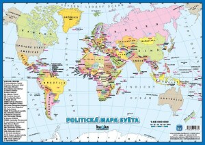 Product detail of Politická mapa světa A3 - Petr Kupka