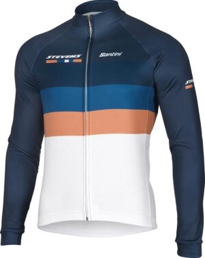 Product detail of Stevens Aero Equipe Modro/bílo/zlatý Dlouhý Rukáv dres