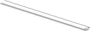 Product detail of Gumový pás Thule  Cover strip t-slot 1354 mm
