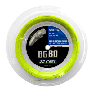 Product detail of Badmintonový výplet Yonex  Micron BG80 (0.68 mm) Yellow -  200 m