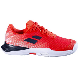 Product detail of Dětská tenisová obuv Babolat Jet Mach 3 All Court Boy Strike Red/White  EUR 38,5