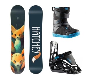 Product detail of Hatchey Foxy dětský snowboard + Head P Kid black vázání + Head Kid LYT Velcro boty