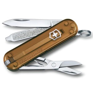 Product detail of Nůž Victorinox Classic SD Transparent Colors Chocolate Fudge