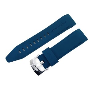 Product detail of Silikonový řemínek Vostok Europe pro Lunochod - tmavě modrý/lesklá spona