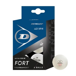 Product detail of DUNLOP Fort Tournament 40+ *** ITTF (6 ks) bílý