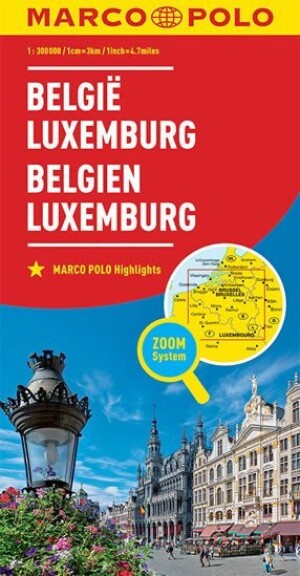 Product detail of Belgie/Lucembursko1:300T/mapa(ZoomSystem)MD