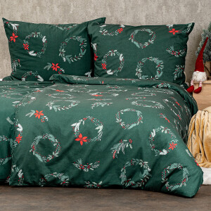 Product detail of 4Home Vánoční bavlněné povlečení Poinsettia, 140 x 200 cm, 70 x 90 cm