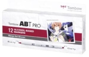 Product detail of Tombow Oboustranný lihový fix ABT PRO - Manga Set Shonen 12 ks