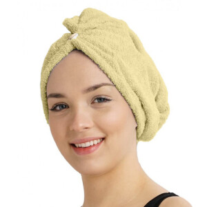 Product detail of Rychleschnoucí froté turban na vlasy krémová