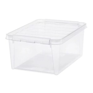 Product detail of SmartStore Úložný box s bílými klipy Classic, 14 l, 14 l