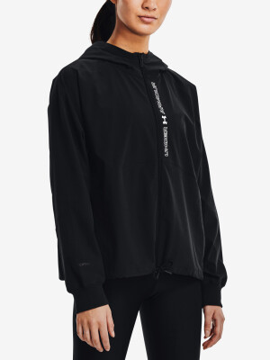 Product detail of Under Armour Woven FZ Jacket black
