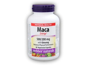 Product detail of Webber Naturals Maca with Ginseng 500/200 mg 90 kapslí