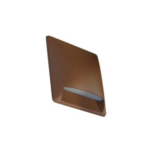 Product detail of Panlux PN42100024 Zahradní LED nástěnné svítidlo Leon square hnědá, 4 W