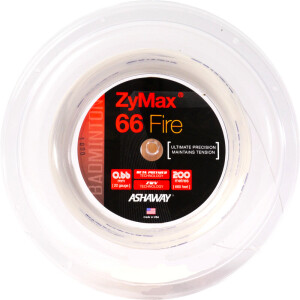 Product detail of Badmintonový výplet Ashaway  ZyMax 66 Fire Power White -  200 m