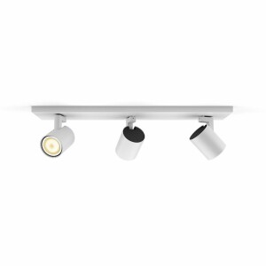 Product detail of Philips Hue 53093/31/P6 LED přisazená stropní bodová lampa Runner 3x5,5W | GU10 | 2200-6500K - Bluetooth, s dálkovým ovládáním 