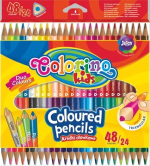 Product detail of Colorino pastelky trojhranné, oboustranné, 48 barev