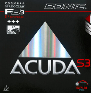 Product detail of Potah Donic  Acuda S3  černá, 1,8 mm