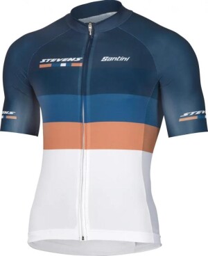 Product detail of Stevens Aero Equipe Modro/bílo/zlatý Krátký Rukáv dres