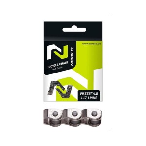 Product detail of Nexelo 1 Rychlostní BMX Halflink Stříbrný řetěz