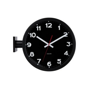 Product detail of Karlsson 5966BK oboustranné nástěnné hodiny 38 cm