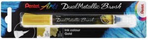 Product detail of Pentel Dual Metallic Brush štětečkový popisovač - zlatý