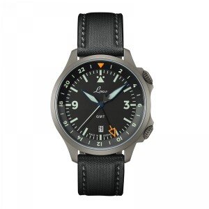 Product detail of Laco Flieger Frankfurt GMT Schwarz