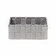 Compactor Úložný organizér do zásuvky Compactor TEX - košík M, 18 x 12 x 7 cm, šedý, M - thumb (1)
