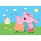 Dětská fototapeta Pepa Pig 252 x 182 cm, 4 díly - thumb (0)