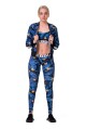 Nebbia legíny Mid Waist Ocean Power 566 modré - thumb (3)