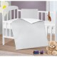 Bellatex Dětský set polštáře a přikrývky Kostička šedá, 75 x 100 cm, 42 x 32 cm - thumb (2)