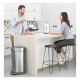 Simplehuman Pedálový odpadkový koš 45 l, matná ocel - thumb (7)