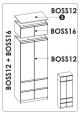 ArtExt Nástavec na šatní skříň Boston BOS S16 - thumb (5)