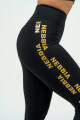 Nebbia legíny s vysokým pasem INTENSE 834 black-gold - thumb (1)