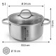 Kastrol SteelCRAFT s poklicí ø 24 cm, 5,0 l - thumb (2)