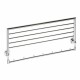 SAPHO XR422 X-Round polička na ručníky výklopná s háčky 65 cm, stříbrná - thumb (1)