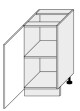 ArtExt Kuchyňská skříňka spodní, D1D / 45 Pescara Barva korpusu: Grey - thumb (11)