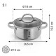 Kastrol SteelCRAFT s poklicí ø 18 cm, 2,0 l - thumb (2)