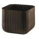 Keter Plastový květináč Cube planter M hnědá, 30 x 30 x 30 cm - thumb (0)
