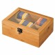 Kesper 58902 Organizér na čaje bambus, 6 přihrádek, 21,5 x 15 x 8,5 cm - thumb (0)