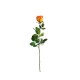 Umělá růže, oranžová, 69 cm - thumb (1)