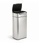 Dotykový odpadkový koš Simplehuman – 30 l, hranatý, matná nerez ocel, FPP - thumb (1)
