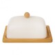 Orion Porcelánová máslenka bambus WHITELINE, 16,5 x 12,5 cm - thumb (1)