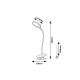 Rabalux 74199 stolní LED lampa s klipem Marcin, černá - thumb (7)