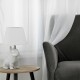 Homede Záclona Kresz Eyelets silver, bílá, 140 x 290 cm - thumb (2)
