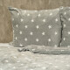 4Home Povlečení mikroflanel Stars grey, 140 x 200 cm, 70 x 90 cm - thumb (7)