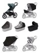 Sportovní kočárek Thule Urban Glide 3 Mid blue + korbička Black AKČNÍ SET 7v1 - thumb (0)