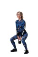 Nebbia legíny Mid Waist Ocean Power 566 modré - thumb (4)