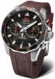 Vostok Europe N-1 Rocket Chrono Line 6S21-225A618S - Hnědý silikonový řemínek - thumb (0)